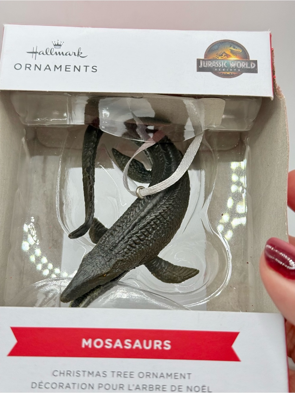 Hallmark Jurassic World Rebirth Mosasaurs Christmas Ornament, Movie Gifts new - Picture 2 of 4
